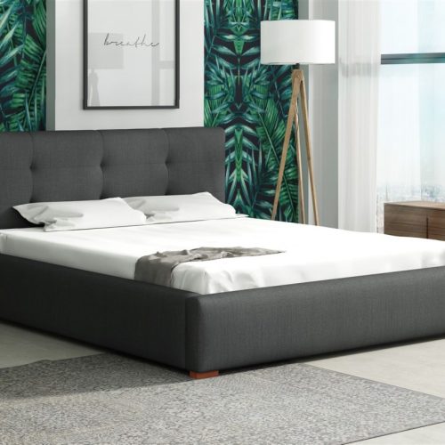 Polsterbett Bett Doppelbett TERAMO (Set 2) Kunstleder /Stoff 180x200cm