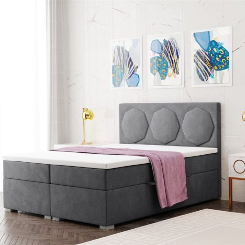 Boxspringbett Schlafzimmerbett TRAVIS 120x200cm in div. Farbvarianten
