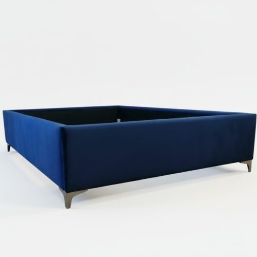 Bettgestell Hotel Bett Luxus Schlafzimmer Polster Betten Samt 180x200cm Liege