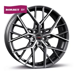 Borbet BY titan poliert matt Felge 11x23 Zoll 5x112 Lochkreis Borbet BY titan poliert matt Felge 11x23 Zoll 5x112 Lochkreis