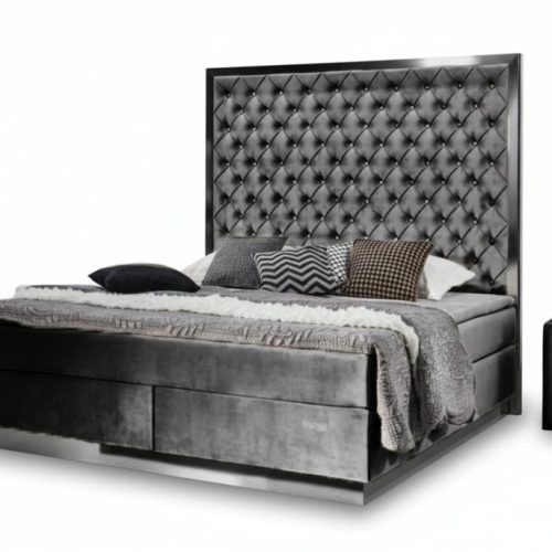 Boxspringbett Bett 2x Nachttisch 3 tlg. Schlafzimmer Set Möbel Luxus Betten Neu