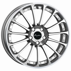 Breyton Magic CW Hyper Dark with Polished Lip Felge 8,5x19 - 19 Zoll 5x112 Lochkreis