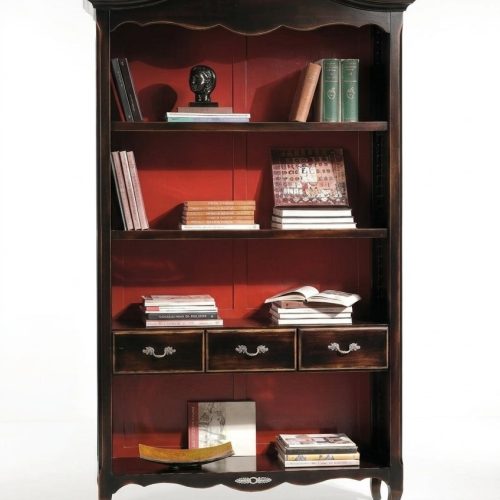 Bücherregal Vitrine Vitrinenschrank Klassischer Schrank Bücherschrank Holz
