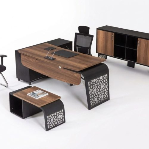 Büro Eckschreibtisch Tische Chefmöbel Designer Büroeinrichtung Tisch