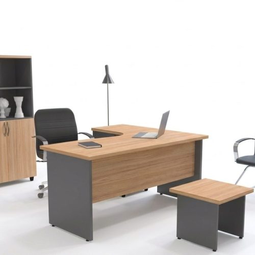 Büroausstattungsset Arbeitsplatz-Ausstattung Eckschreibtisch Aktenschrank Büroausstattungsset Arbeitsplatz-Ausstattung Eckschreibtisch Aktenschrank