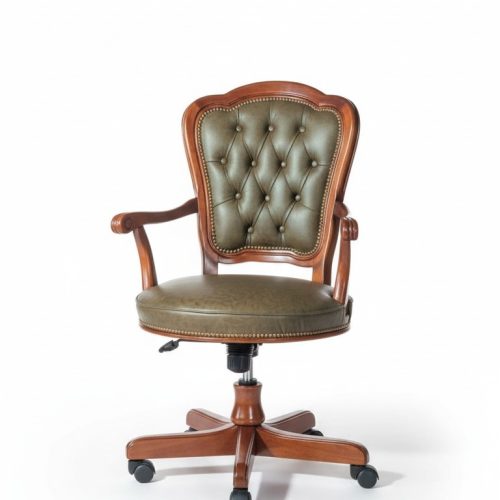 Bürostuhl Drehstuhl Chesterfield Chefsessel Italienische Möbel Sessel Lehnstuhl