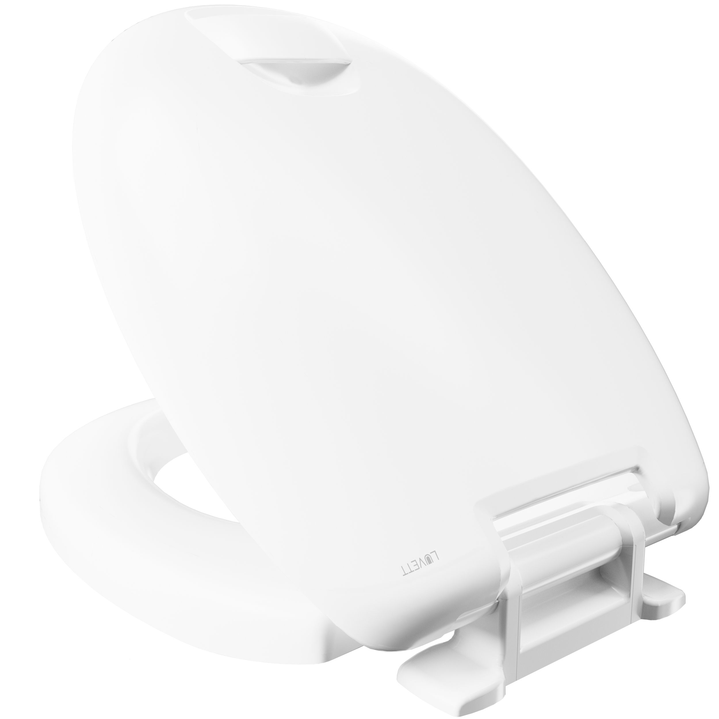 Luvett® Premium WC-Sitz C601 Care Comfort Toilettensitzerhöhung 5 cm, Absenkautomatik, Duroplast, extra stabile & solide Befestigung