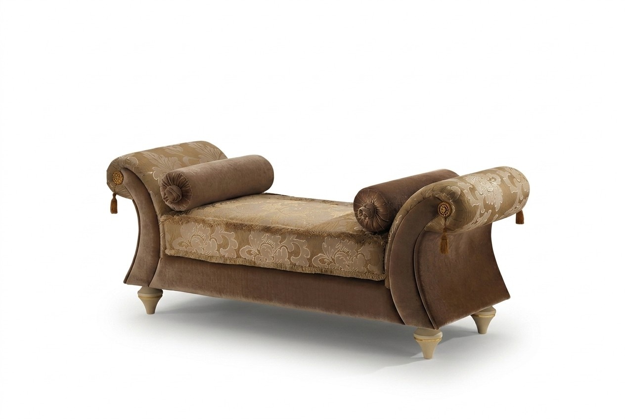 Chaiselounge Sofa Liege Couch Liegen Chaise Textil Barock Rokoko arredoclassic Chaiselounge Sofa Liege Couch Liegen Chaise Textil Barock Rokoko arredoclassic