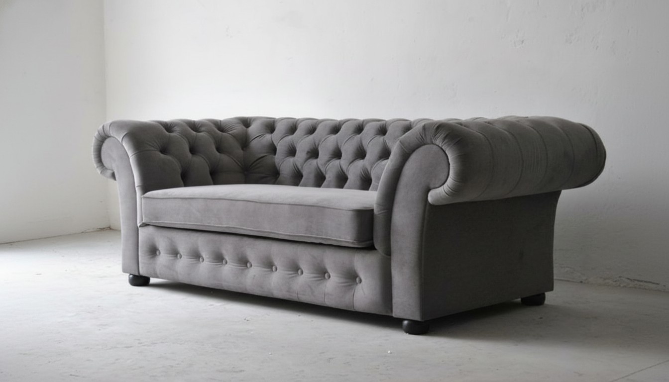 Chesterfield 3+1 Sitzer Stoff Design Couch Polster Sofas Textil Modern Sofa Neu Chesterfield 3+1 Sitzer Stoff Design Couch Polster Sofas Textil Modern Sofa Neu