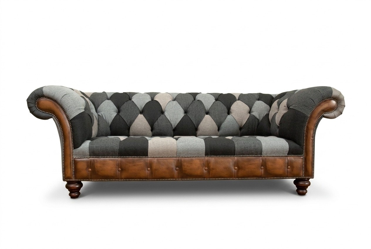 Chesterfield Design Couch 3er Deisitzer Couchen Stoff Sofa Sitz Polster Sofas Chesterfield Design Couch 3er Deisitzer Couchen Stoff Sofa Sitz Polster Sofas