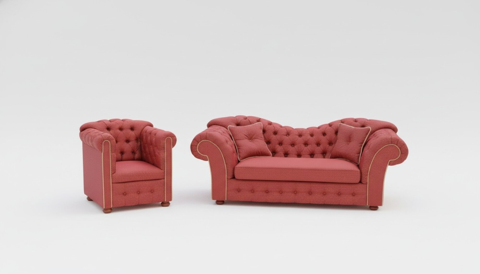 Chesterfield Set 3+1 Sitzer Sofagarnitur Stoff Design Couch Polster Sitz Sofas Chesterfield Set 3+1 Sitzer Sofagarnitur Stoff Design Couch Polster Sitz Sofas