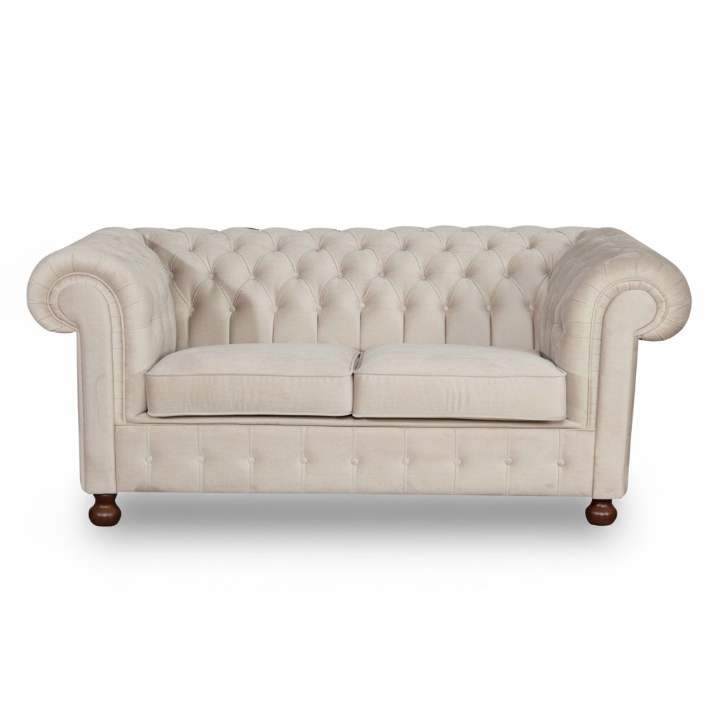 Chesterfield Sofa 2 Sitzer Couch Polster Sofas Couchen Sitz Polster Garnitur Neu