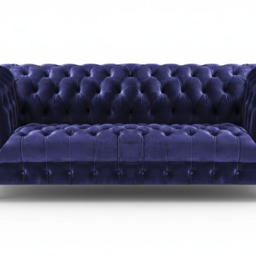 Chesterfield Sofa Dreisitze Neu Couch Einrichtung Wohnzimmer Polster Stoff