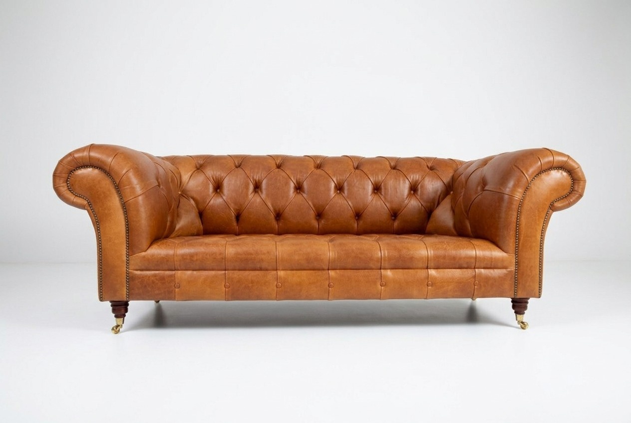 Chesterfield Sofa Samt Dreisitzer Design Sofas Polster Couchen Couch