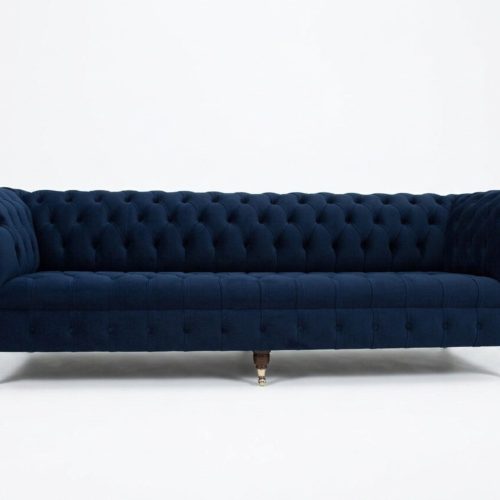 Chesterfield Sofa Samt Viersitzer Design Sofas Polster Couchen Couch Samt