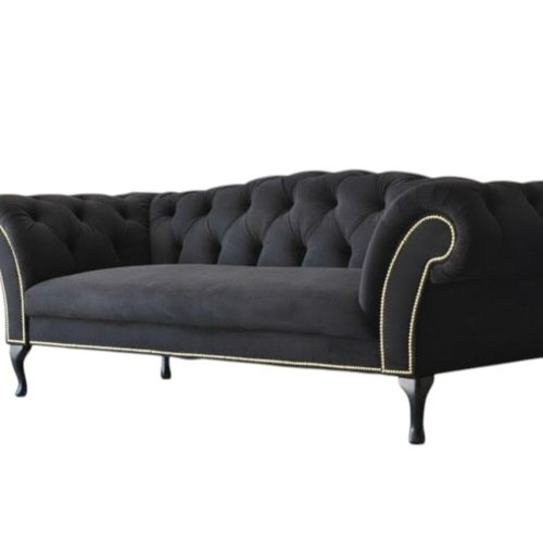 Chesterfield Sofagarnitur 3+1 Sitzer Stoff Design Couch Polster Sofas Sofa Neu