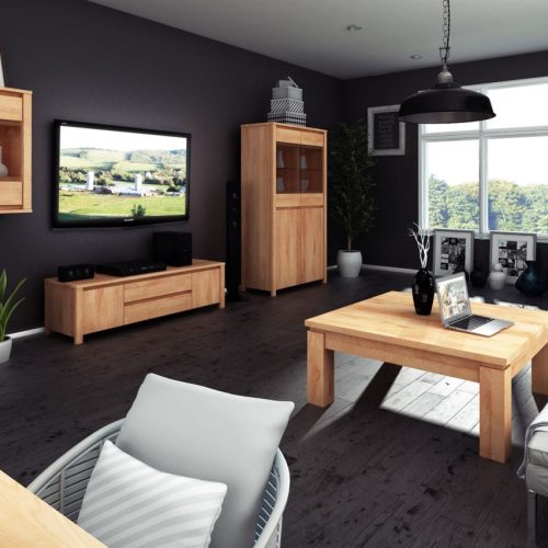 Couchtisch Beistelltisch MAISON Eiche massiv 60x60 cm Couchtisch Beistelltisch MAISON Eiche massiv 60x60 cm