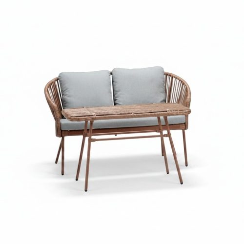 Couchtisch Braun Luxus Moderner Design stilvoll Kaffeetisch Hochwertig Rattan Couchtisch Braun Luxus Moderner Design stilvoll Kaffeetisch Hochwertig Rattan