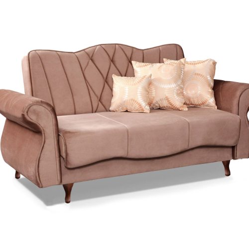MODERNES DESIGNER 2-SITZER LUXUS-SOFA MIT TEXTILPOLSTERUNG FÜR DAS WOHNZIMMER MODERNES DESIGNER 2-SITZER LUXUS-SOFA MIT TEXTILPOLSTERUNG FÜR DAS WOHNZIMMER