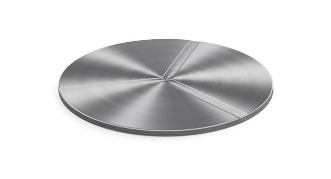 Deckel BOWL 70  in Edelstahl gebürstet