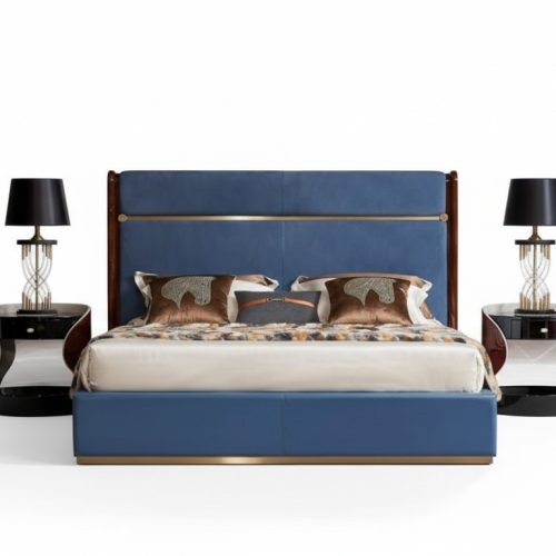 Design Bett 2x Nachttisch 3 tlg. Schlafzimmer Set Luxus komplett Garnitur