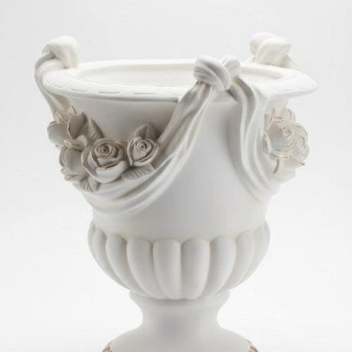 Design Blumen Topf Dekoration XXL Vase Vasen Dekorative Handarbeit Kelch