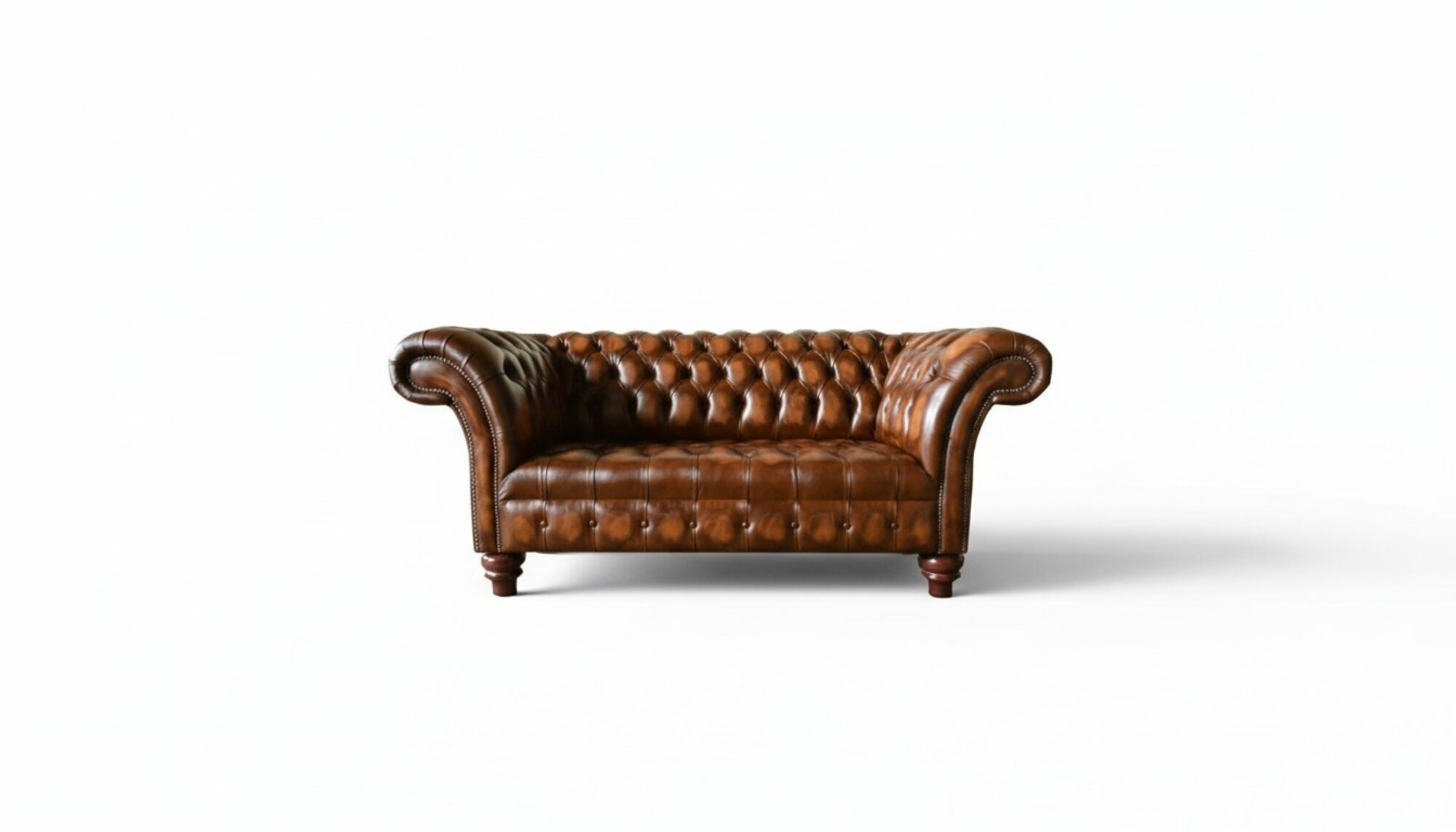 Design Chesterfield Sofa 2 Sitzer Braun Couch Polster Sofas Wohnzimmer Sofa Neu Design Chesterfield Sofa 2 Sitzer Braun Couch Polster Sofas Wohnzimmer Sofa Neu