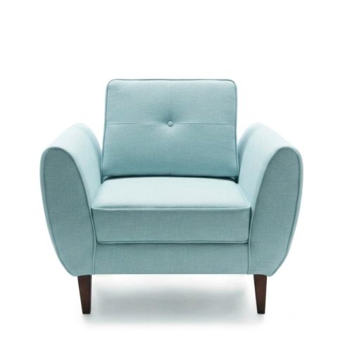 Design Chesterfield Stoff Couch Sessel 1 Sitzer Polster Sofas Lounge Club Neu