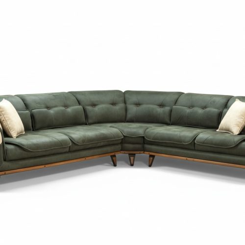 Design Ecksofa L-Form Couch Polsterung Luxus Wohnzimmer Soft Style
