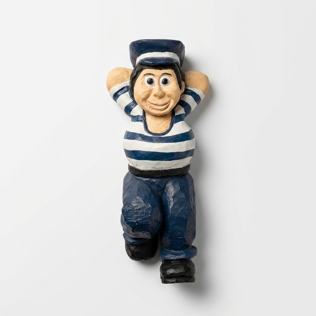 Design Seemann Figur Statue Skulptur Figuren Skulpturen Dekoration