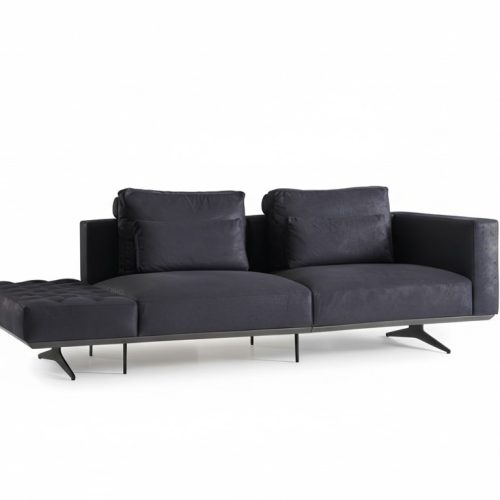 Design Sofagarnitur 3 Sitzer Textil Couch Polster Sofa Couchen Schwarz Design Sofagarnitur 3 Sitzer Textil Couch Polster Sofa Couchen Schwarz