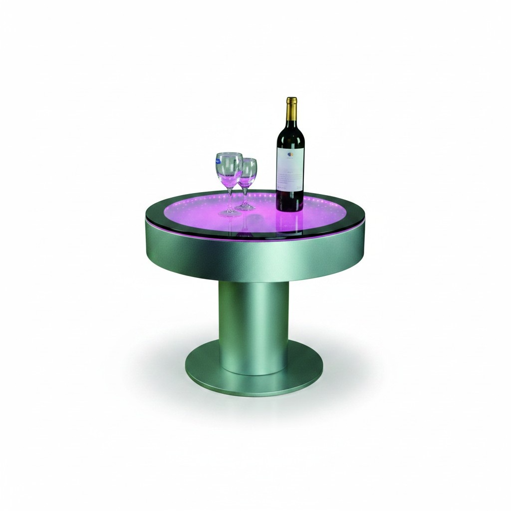 Design Tisch Couchtisch Wasser Säulen Säule Tische Sofa LED Beleuchtet Design Tisch Couchtisch Wasser Säulen Säule Tische Sofa LED Beleuchtet
