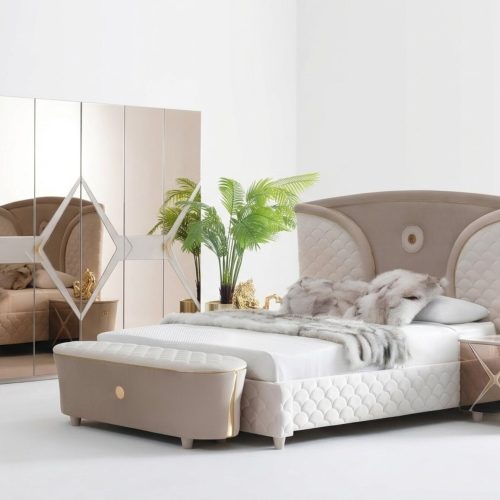 Doppelbetten Modernes Bettgestell Betten Set 3tlg. Schlafzimmer Bett Nachttisch Doppelbetten Modernes Bettgestell Betten Set 3tlg. Schlafzimmer Bett Nachttisch