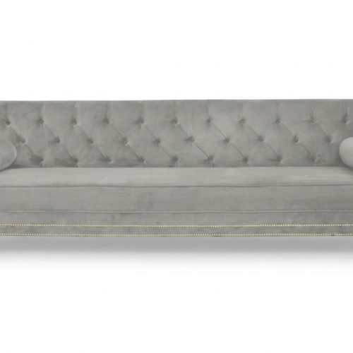 Dreisitzer Stoff Wohnzimmer Design Couchen Polster Sofa Sofas Chesterfield Neu