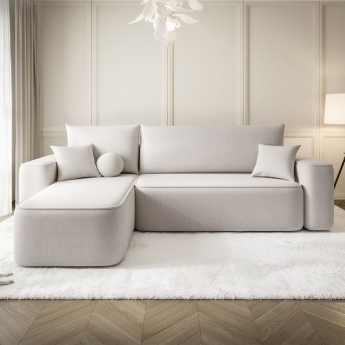 Ecksofa Schlafsofa Sofa AGEPO Stoff Curio Creme Ottomane Links Ecksofa Schlafsofa Sofa AGEPO Stoff Curio Creme Ottomane Links