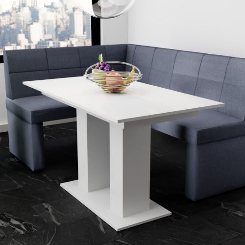 OUTLET Eckbankgruppe 168x128 cm BLAKE R Stoff Soro Dunkelgrau / Esstisch DANT...
