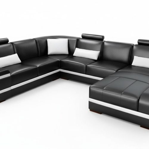 Ecksofa Ledersofa Big XXL U Form Wohnlandschaft Sofa Couch Garnitur Neu H2218 Ecksofa Ledersofa Big XXL U Form Wohnlandschaft Sofa Couch Garnitur Neu H2218