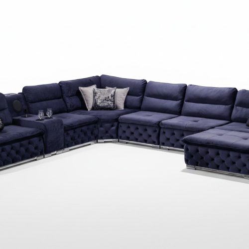 Ecksofa U-Form Chesterfield Sofa Wohnzimmer Möbel italienischer Stil Ecksofa U-Form Chesterfield Sofa Wohnzimmer Möbel italienischer Stil