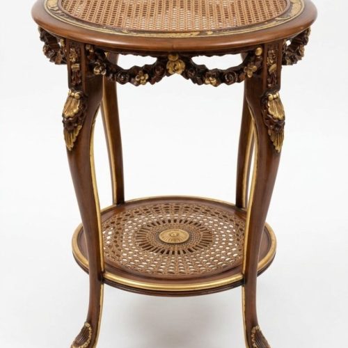 edler Holztisch Cocktailtisch Beistelltisch Tisch Couchtisch Tische Barock Neu