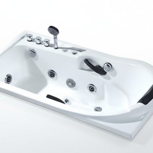 Einbauwanne Whirlwanne Hydromassagewanne Luxuswanne Komfortwanne 170x85 cm
