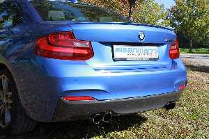 Eisenmann Soundrohr Edelstahl ohne Endrohre passend für BMW F22
