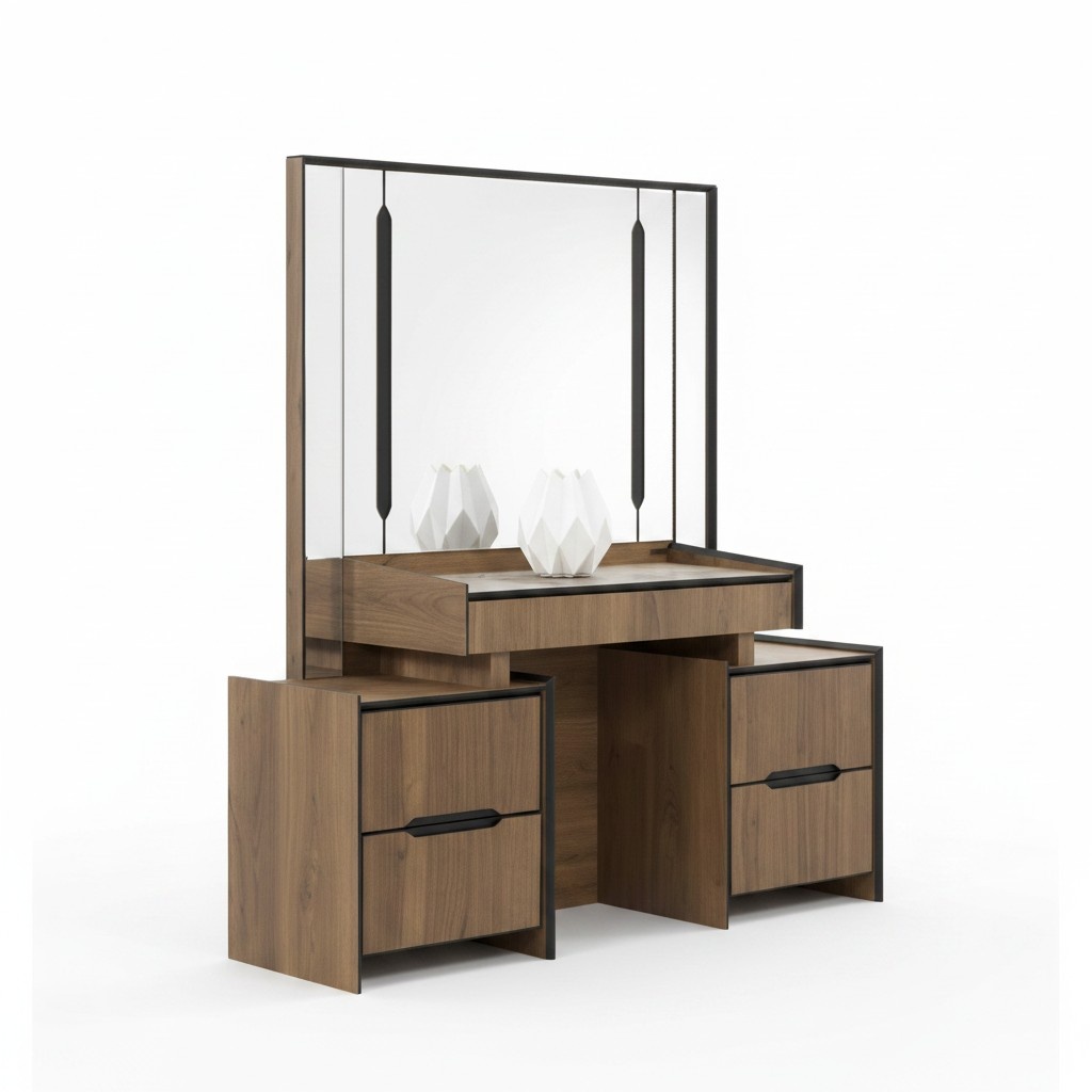 Elegant Schminktisch mit Spiegel luxuriös Möbel im Schlafzimmer Neu Elegant Schminktisch mit Spiegel luxuriös Möbel im Schlafzimmer Neu