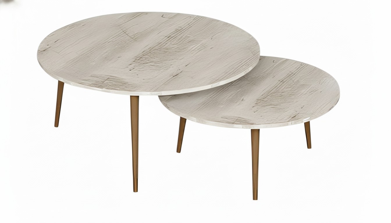 Elegante graue Holz-Beistelltische im modernen Stil, vielseitiges Set Elegante graue Holz-Beistelltische im modernen Stil, vielseitiges Set