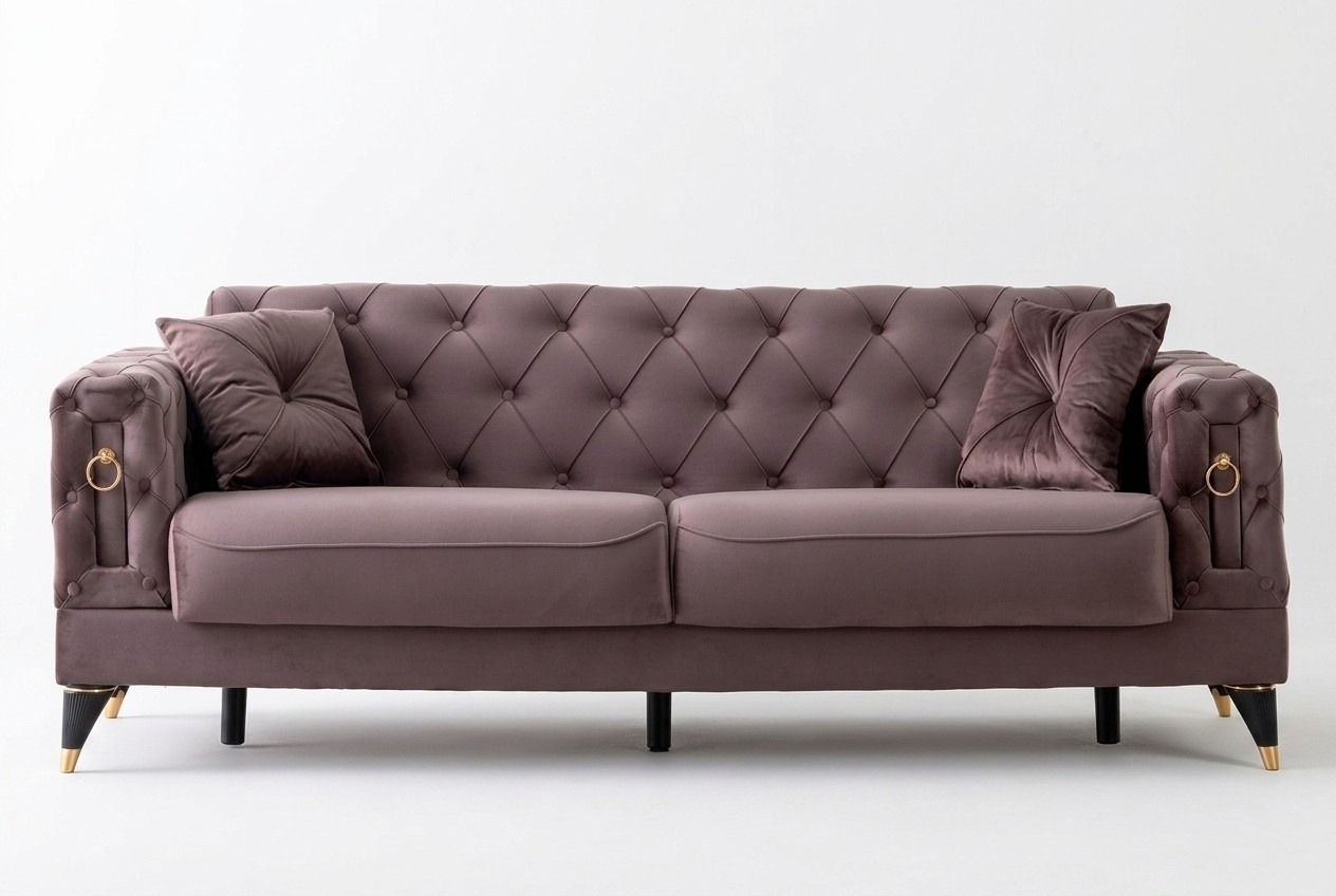 Elegantes 3-Sitzer Sofa Modernes Design für stilvollen Komfort im Wohnbereich Elegantes 3-Sitzer Sofa Modernes Design für stilvollen Komfort im Wohnbereich