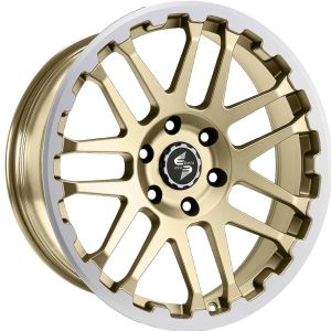 Etabeta COMBAT Gold matt lip + cap pol. Felge 9x20 - 20 Zoll 6x120 Lochkreis
