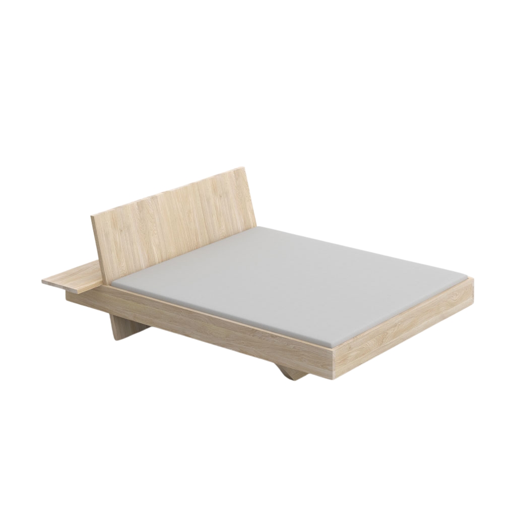 vitamin design - Somnia - schwebendes Designer Bett aus massivem Holz