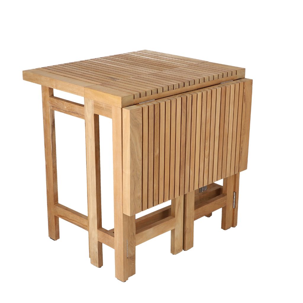Jan Kurtz - Samoa - Klapptisch aus nachhaltigem Teakholz mit Tablett Jan Kurtz - Samoa - Klapptisch aus nachhaltigem Teakholz mit Tablett