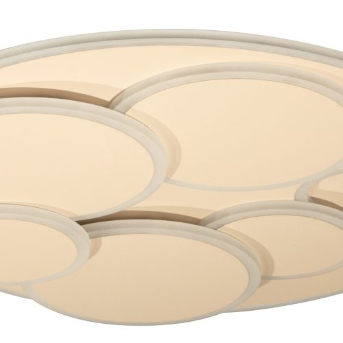 Fischer & Honsel LED-Deckenleuchte DOTS 1-flammig in Farbe Metall sandfarbig/Acrylglas satiniert