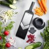 GEFU V-Hobel Violi 2.0 schwarz/silber