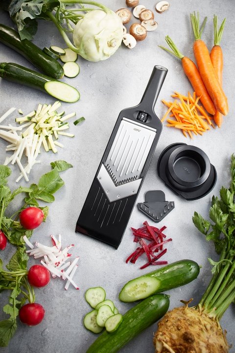 GEFU V-Hobel Violi 2.0 schwarz/silber